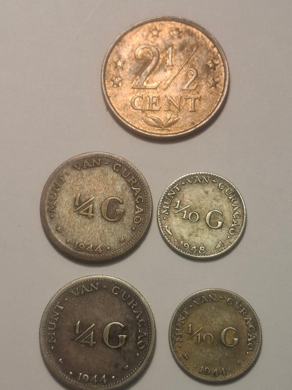 1/10G 1944 og 48, 1/4G 1944x2 Nederland