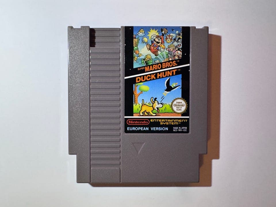 Super Mario Bros / Duck Hunt, Spill til Nintendo 8-Bit [ NES-MH-EEC ] SCN PAL-B