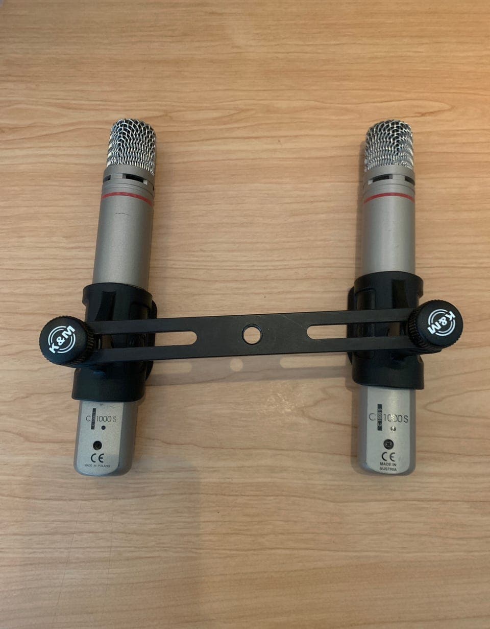 AKG C1000S kondensatormikrofoner stereo sett