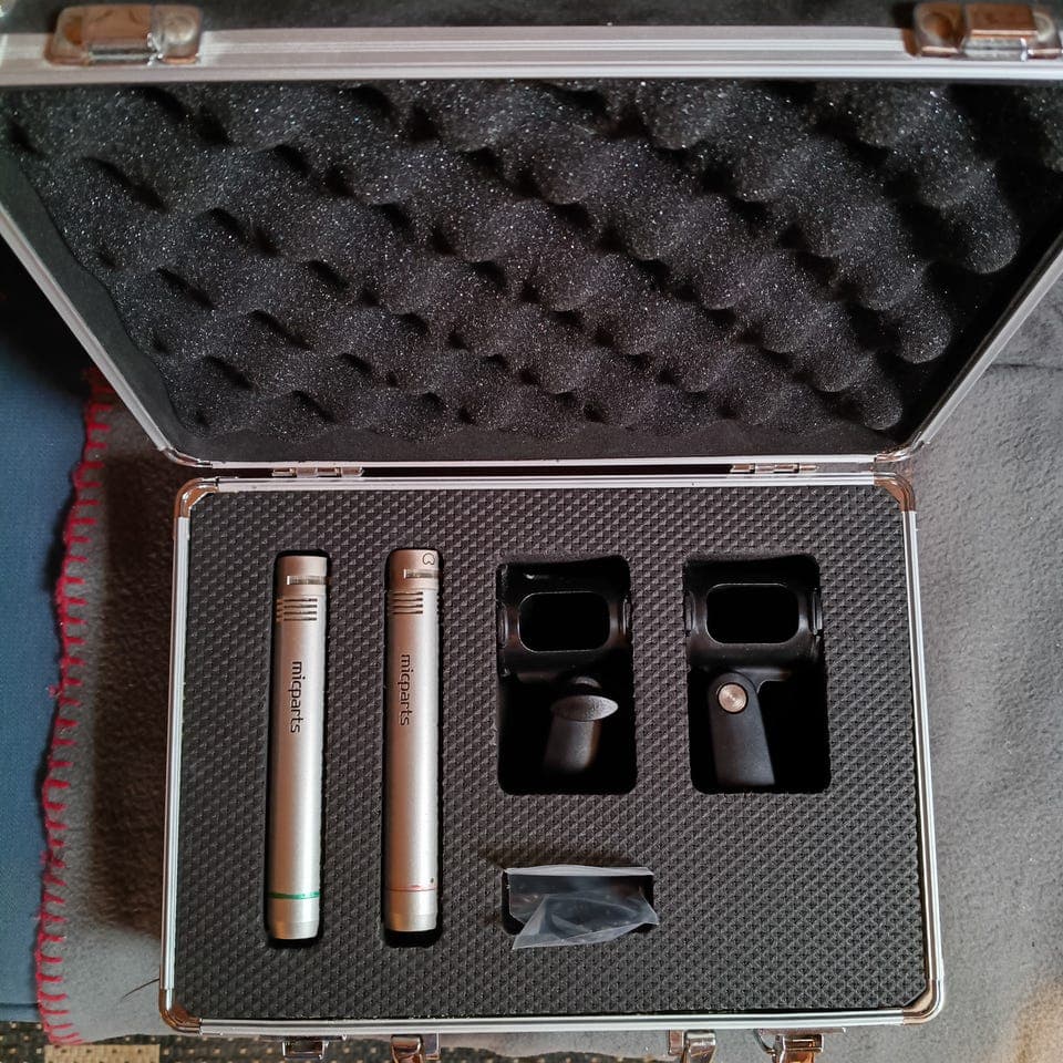 Matchet par SDC (Scoeps CMC5-style) mikrofoner fra Micparts.