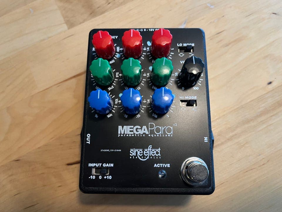 Sine effect MegaPara EQ