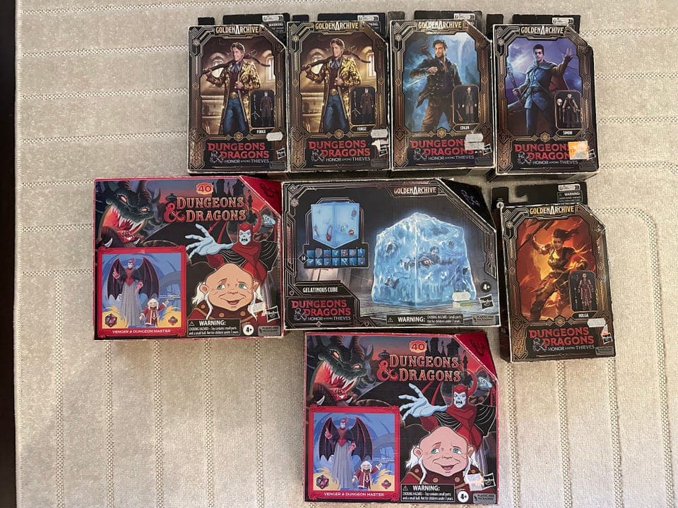 Dungeons & Dragons Golden Archive & Venger & Master Pakker Selges Samlet