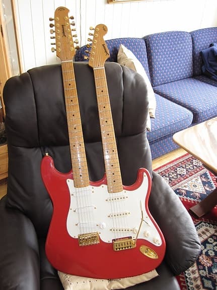 Two neck Stratocaster (Mick Johnson) Ny pris