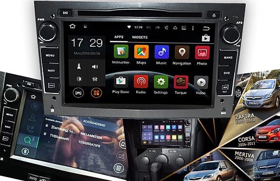 Spesialspiller 7"Android 7.1 DAB+ OPEL ASTRA ZAFIRA VECTRA CORSA