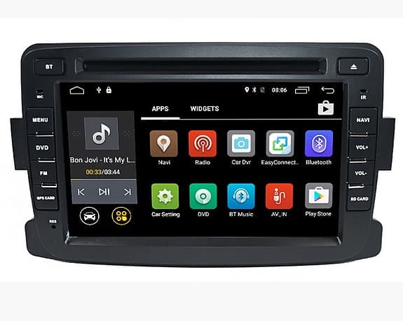 Spesialspiller 7"Android 7.1 DAB+ RENAULT DUSTER SYMBOL DACIA Kaptur Dokker LADA