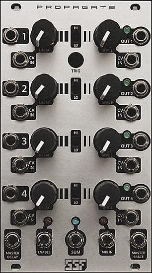 SSF Propagate gate delay eurorack modul