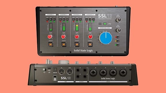 SSL 12-12-in/8-out 32 Bit/192 Khz USB Audio interface w/SSL Production Pack