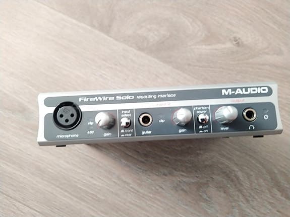 M audio firewire solo recording Interface