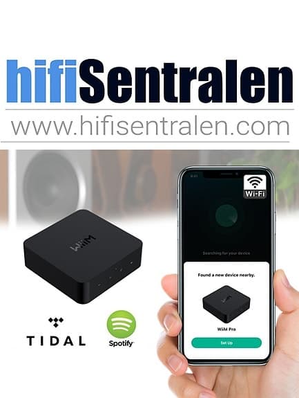 Wiim Pro bitperfekt streamer for Tidal, Spotify, Qobuz m. flere
