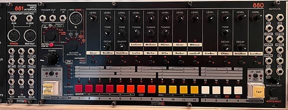 System 80 880 + 881 (tr-808 eurorack modul + expander)
