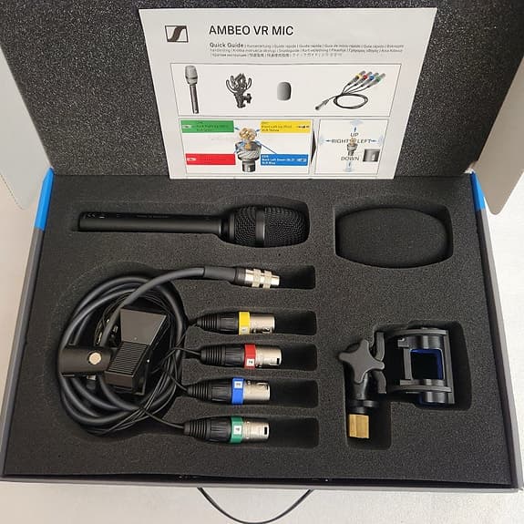 Sennheiser 3D audio microphone Ambeo VR Mic