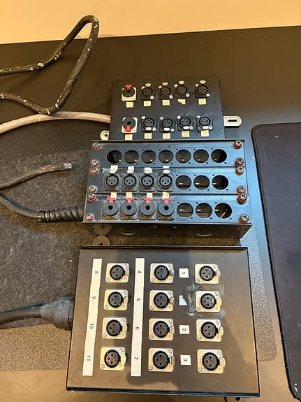Studio / Stage bokser / multikabel