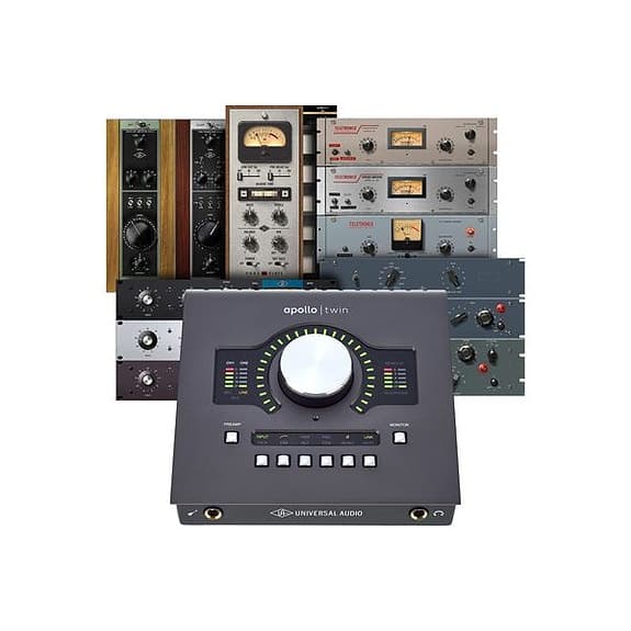 UAD Apollo Twin MKII Duo lydkort med en mengde plugins