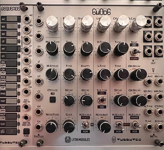Tubbutec 6m0d6 + 6equencer (tr-606 eurorack-modul)