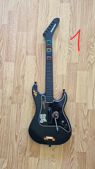 Guitarer til Guitar Hero - Rock Band - PS2, PS3, Xbox360, Wii