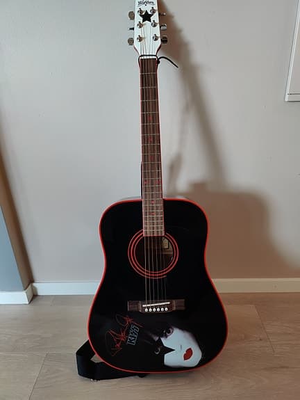 Washburn Paul Stanley Dreadnought Acoustic Guitar