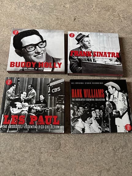Buddy Holly / Frank Sinatra / Les Paul / Hank Williams