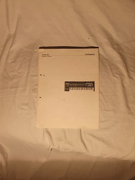 Roland Juno-60 Manual original