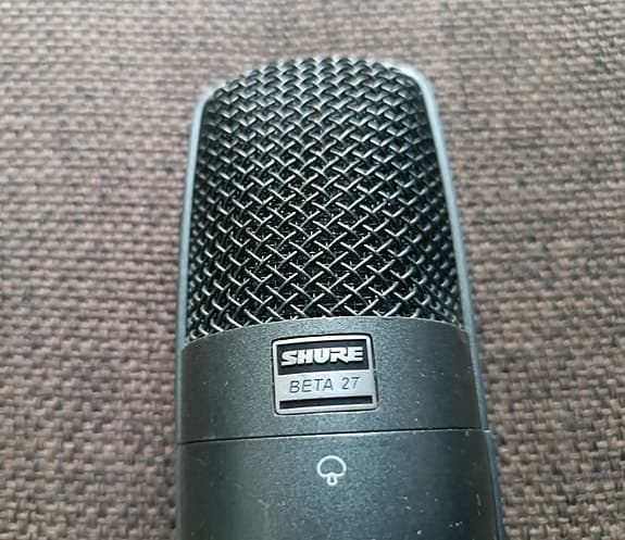 Shure beta 27 condenser mikrofon
