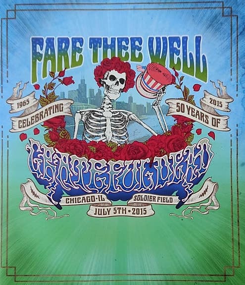 Blu-ray X 2: GRATEFUL DEAD: "Fare Thee Well" - Rhino, 2015 - gratis frakt