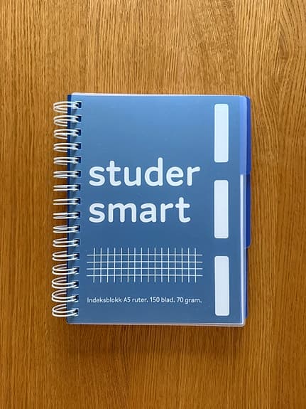 Studer Smart Indeksebok A5 blå