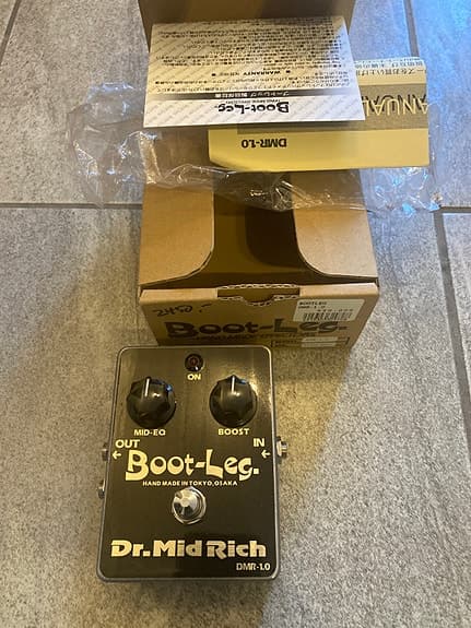 Boot-Leg DMR-1.0 Dr. Mid Rich Mid EQ Boost Bootleg Handmade Guitar Effect Pedal