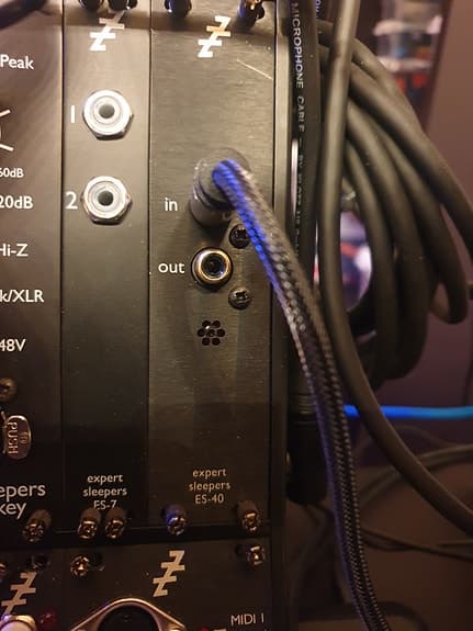 Eurorack-moduler: Samla Expert Sleepers ES(X)-nn: S/SPDIF<->CV/MIDI-"sett"