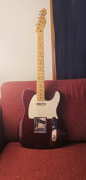 2002 fender Mexico telecaster, kinman pickups, hard case