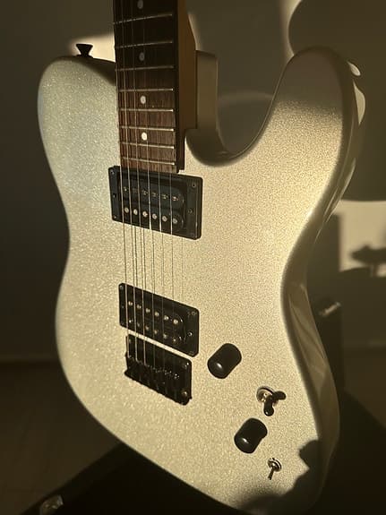 Fender boxer telecaster HH Inca silver mij