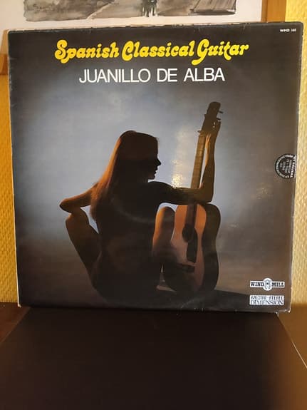 JUANILLO DE ALBA Spanish Classical Guitar Flamenco 1973 UK