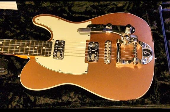 Byttes/Selges! Unik mulighet! Fender CS Telecaster T.V. Jones m/ orig. Bigsby.