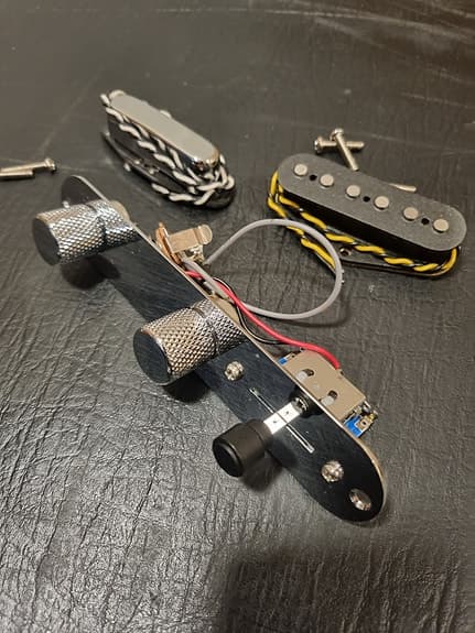 Telecaster pickups/wiring/controlplate