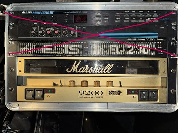 Marshall 9200 forsterker + eventuelt forskjellige pre-amper