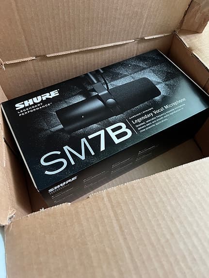 Shure SM7B dynamisk vokalmikrofon