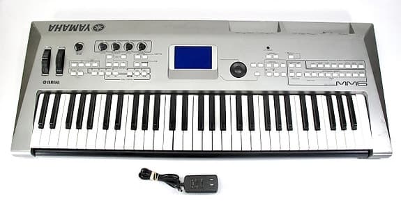 Yamaha MM6 61 Key Compact Music Synthesizer Workstation Keyboard.