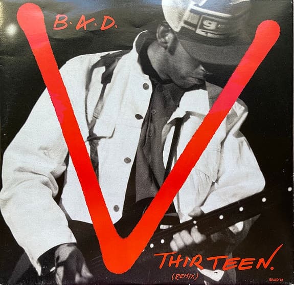 Big Audio Dynamite V. THIRTEEN / HOLLYWOOD BOUELEVARD vinyl 12" singel Strøken