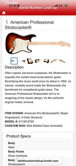 Etterlyser eigaren av 2019 Fender American Professional Stratocaster