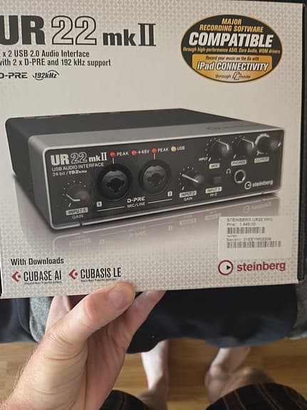 Steinberg UR22 mkII USB lydkort / audio interface