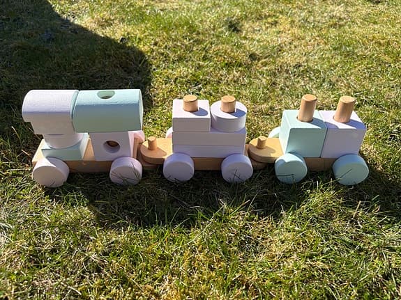 Little Dutch treleke tog i pastellfarger