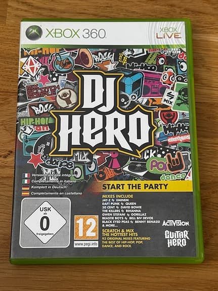 DJ Hero til Xbox 360 – Pent brukt musikkspill