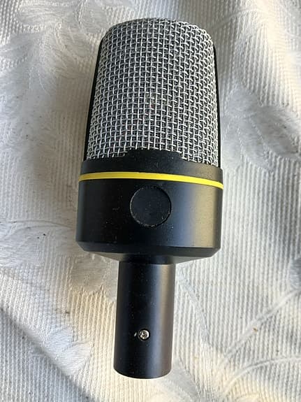 Podcast studio kondensatormikrofon XLR streaming opptak