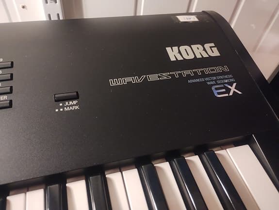Korg Wavestation EX synthesizer keyboard