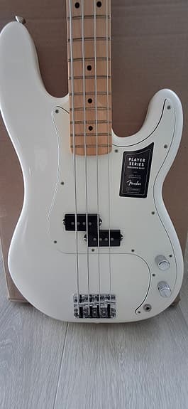 Fender Precision Bass og Ampeg Rocket Bass Forsterker