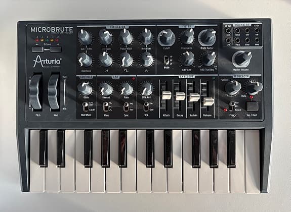 Arturia MicroBrute analog synthesizer