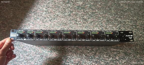 DAP Audio AS-8 6 Channel Splitter / Mixer Rack 1U