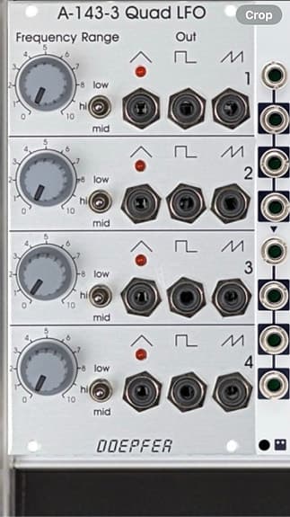 Doepfer Quad LFO eurorack modul
