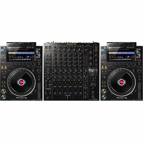 Pioneer DJ Festivalpakke: CDJ3000 x2 + DJM V10 mixer + RMX1000 utleie