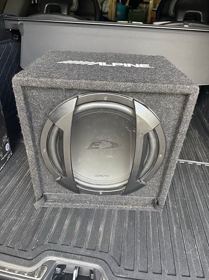 Alpine SBE-1244BR subwoofer 12" 4 ohm 200W RMS