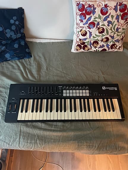 Novation Impulse 49 MIDI-keyboard svart