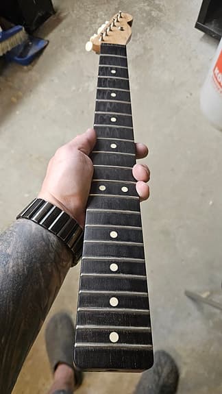Warmoth telecaster hals ,bakt lønn ,ebony fretboard